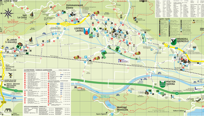 Stadtplan Von Leifers Stadtkarte Und Strassenkarten Von Leifers In Bozen Und Umgebung