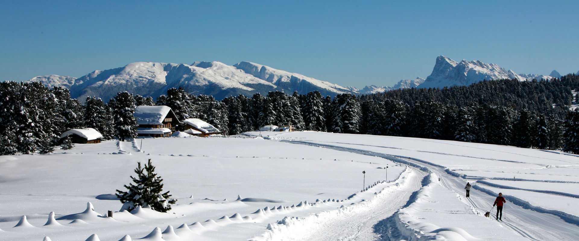 Villanderer Alm Winterwanderweg & Langlaufloipe auf der Villanderer Alm