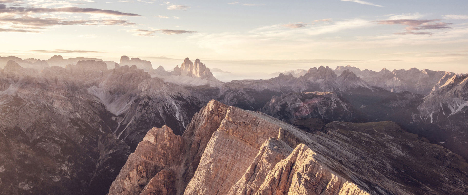 Blick vom Dürrenstein in Richtung Dolomiten